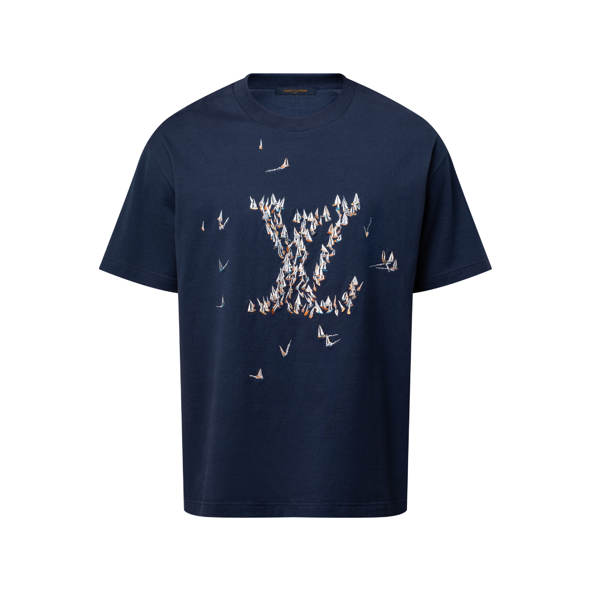 Embroidered Cotton T-Shirt - Ready-to-Wear | LOUIS VUITTON